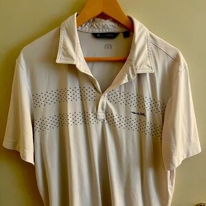 White XL Travis Matthew Golf Polo. Great condition.
